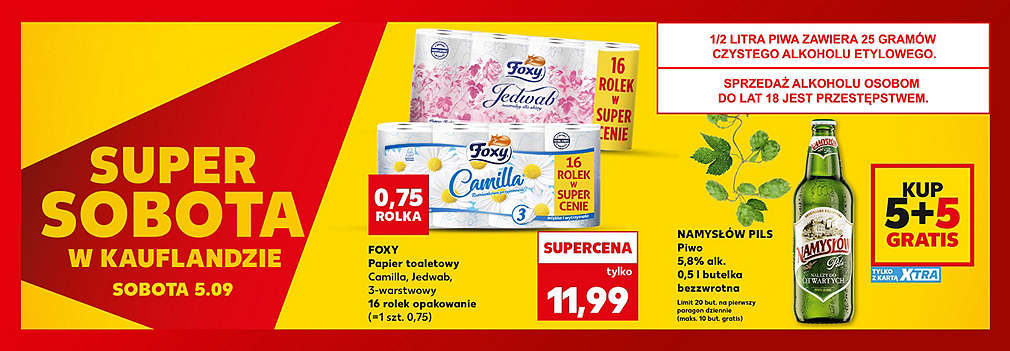papier toaletowy i piwo