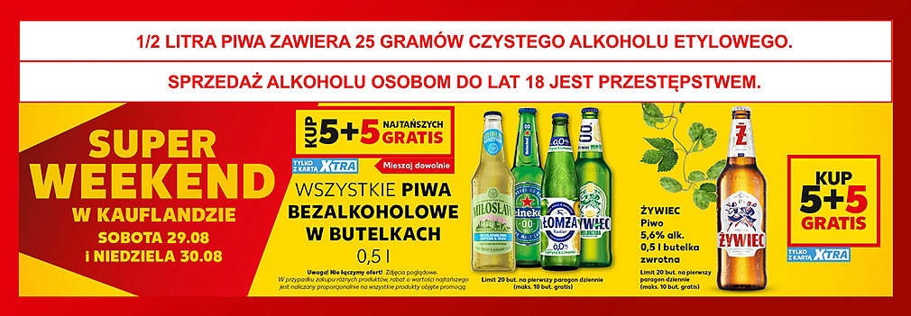 piwo alkoholowe i bezalkoholowe