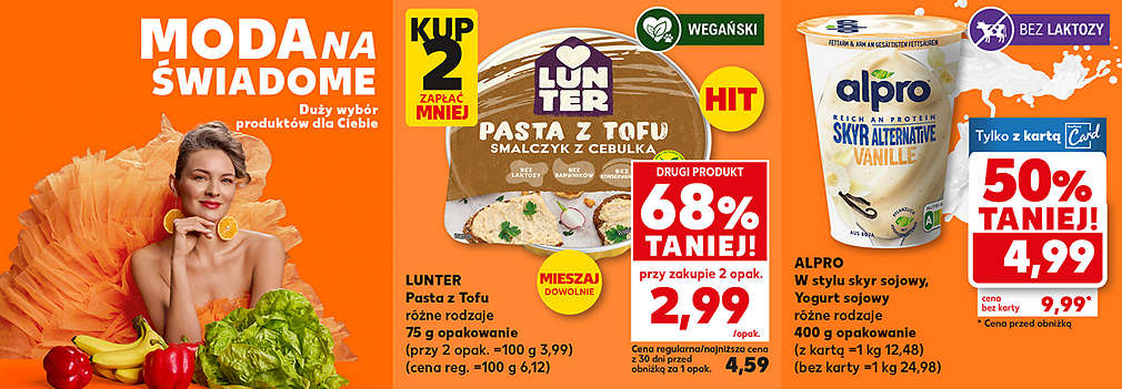 wegańska pasta i alpro