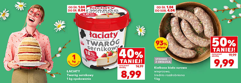 Twaróg i biała kiełbasa