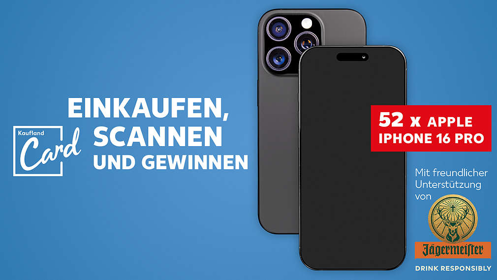 Abbildungen: Kaufland Card sowie beispielhafte Abbildung der Gewinne