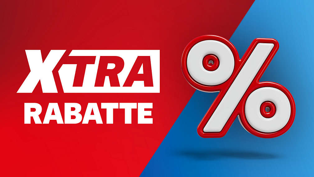 XTRA Rabatte; Prozentzeichen