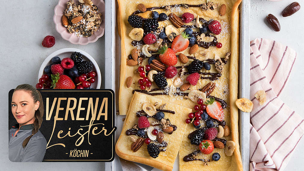 Rezept Ofenpfannkuchen mit Schokocreme