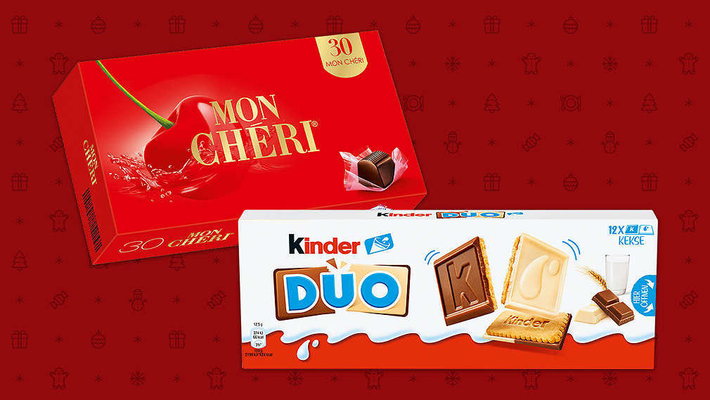 Abbildung: MON CHÉRI und KINDER Duo