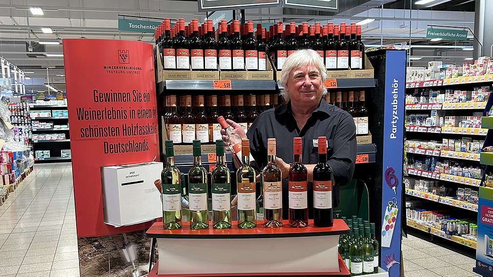 Lieferant in Kaufland-Filiale