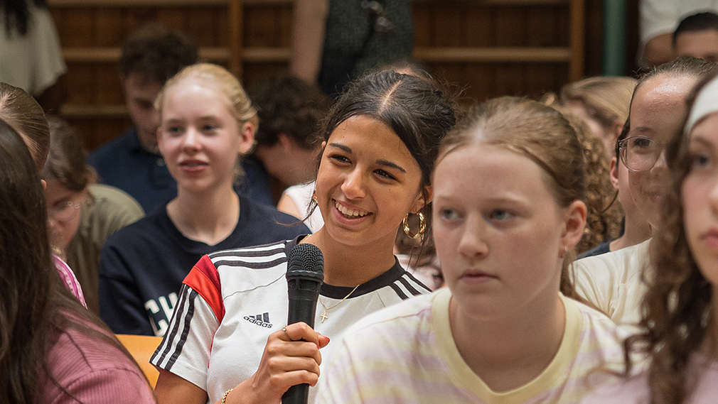 Kinder und Jugendliche bei Event der Teller Champions in Stuttgart
