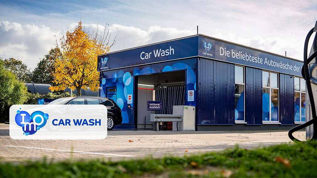 Abbildung: Autowaschanlage Logo: IMO Car Wash