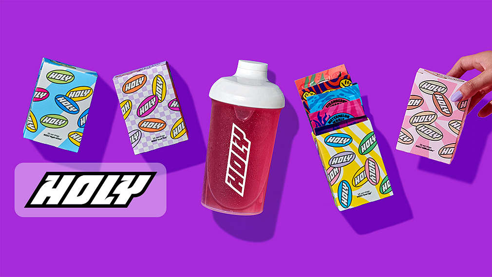 Abbildung: Verschiedene Produkte von Holy; Logo: HOLY