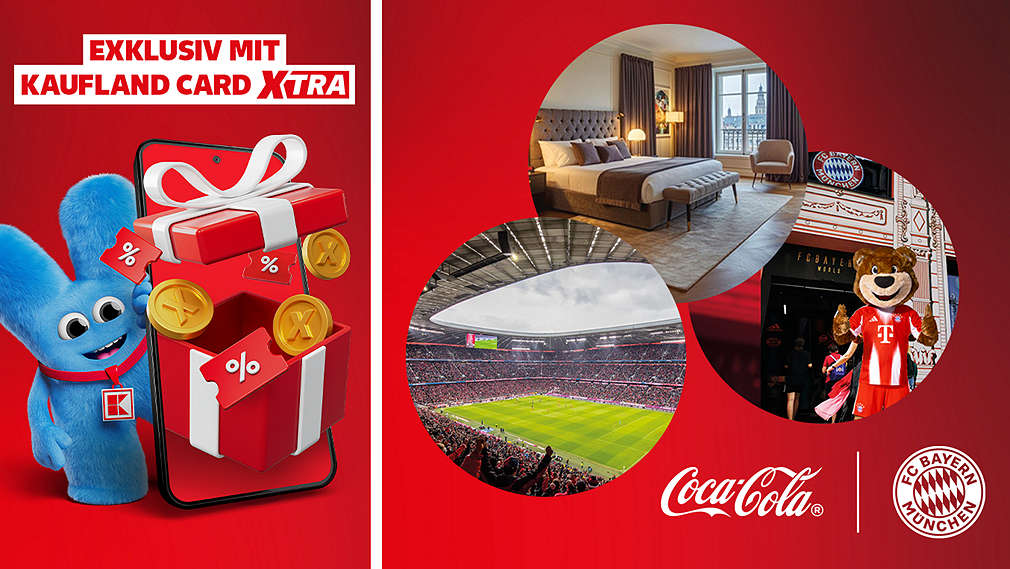 Abbildung Kaufland Card XTRA-Logo; Schriftzug „Dein XTRA Gewinn“; beispielhafte Abbildung des Gewinns