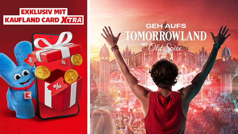 Abbildung Kaufland Card XTRA-Logo; Schriftzug „Dein XTRA Gewinn“; beispielhafte Abbildung des Gewinns