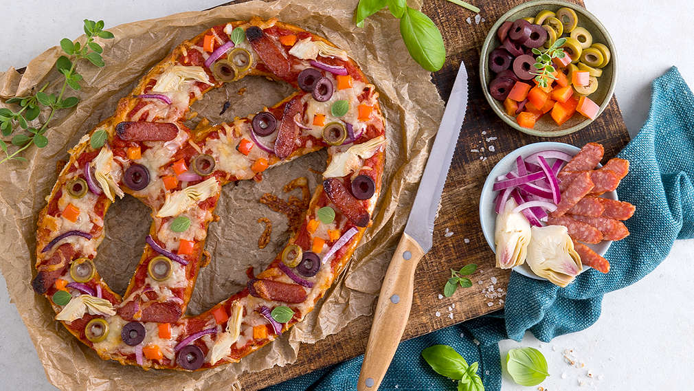 Rezeptbild: Pizza-Brezel