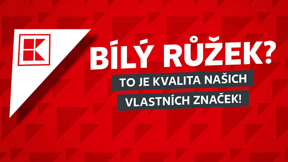Bílý růžek? To je kvalita našich vlastních značek! 