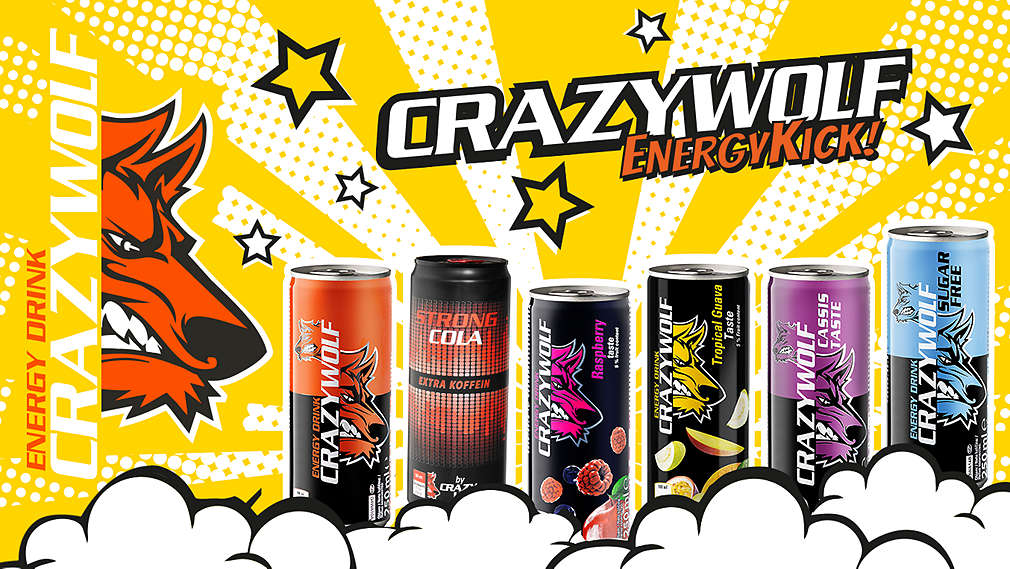 Bauturi energizante Crazy Wolf