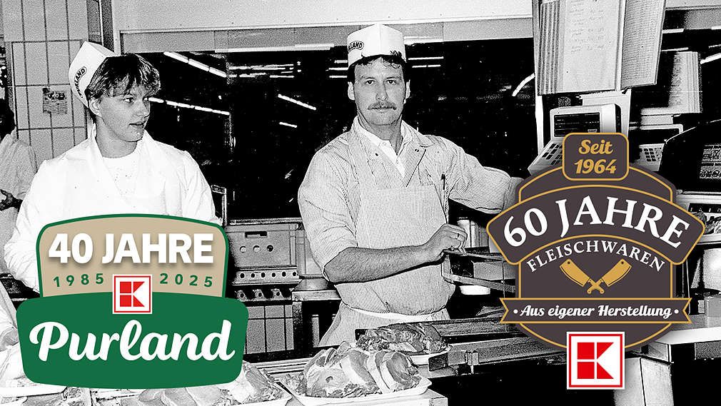 Metzger vor über 50 Jahren bei Kaufland