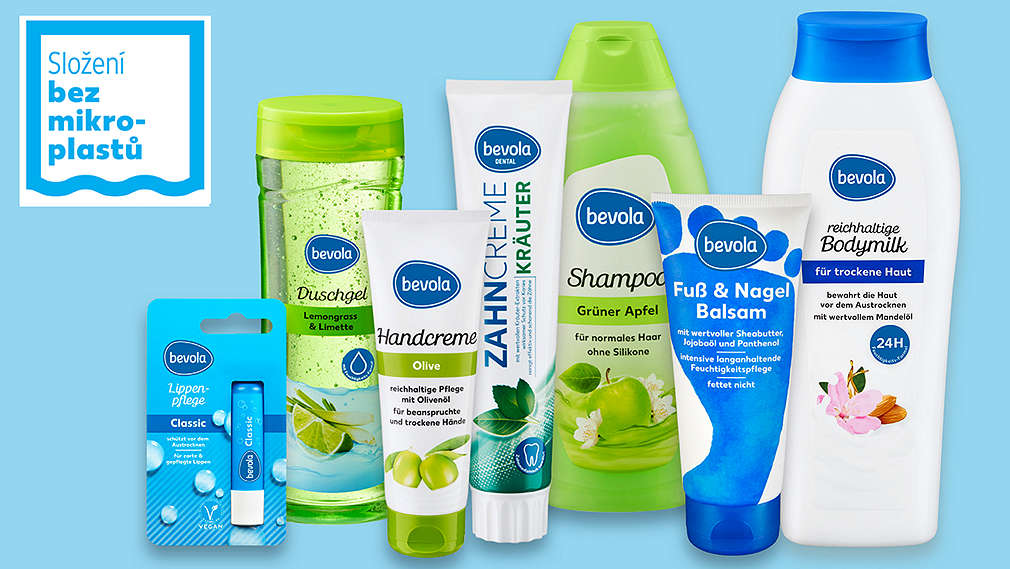 Naše výrobky bez mirkoplastů