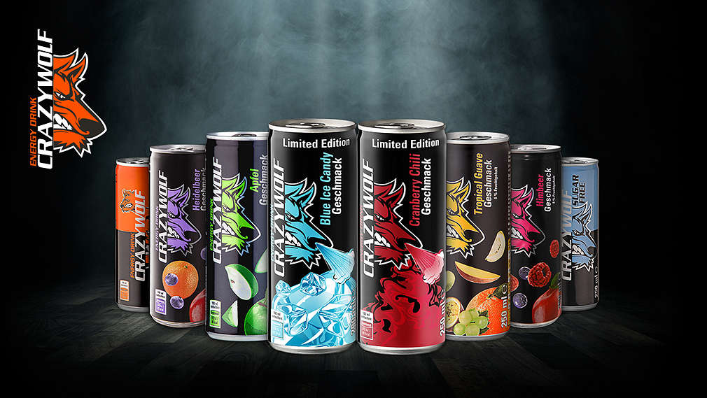 Изображение на различни Crazy Wolf напитки