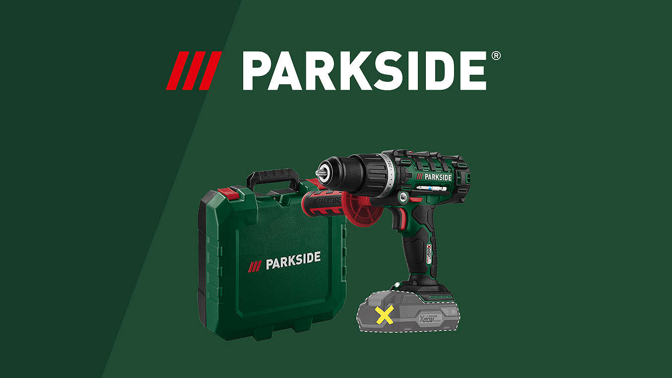 Logo: PARKSIDE; Akku- Schlagbohrschrauber 20 V »PSBSA 20-Li D4«