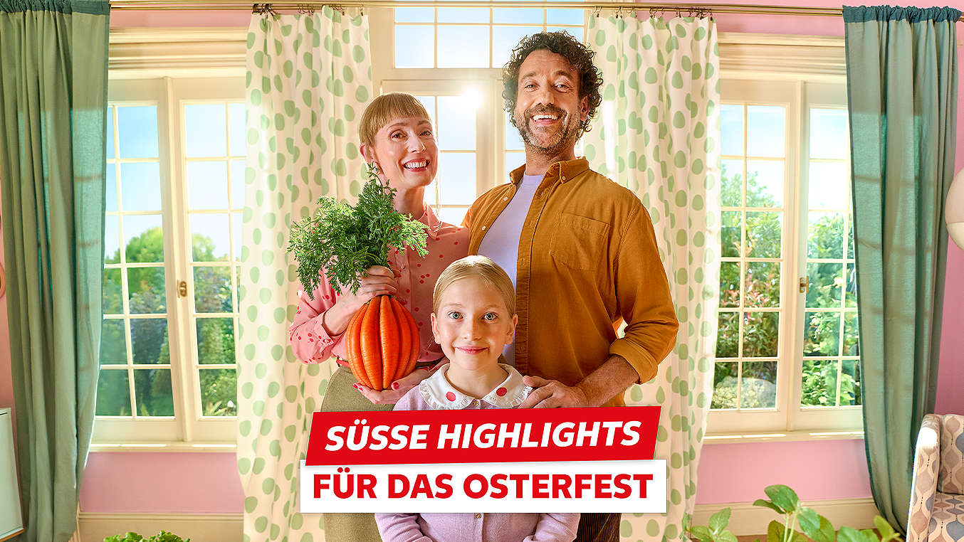 Schriftzug: Süße Highlights für das Osterfest