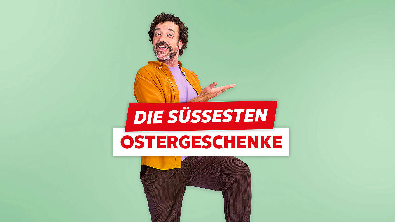 Schriftzug: Die süßesten Ostergeschenke