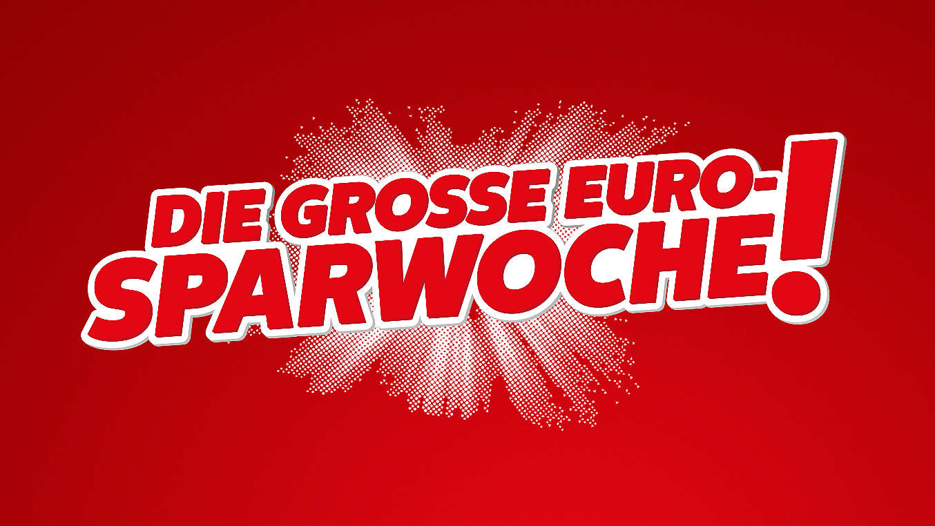 Schriftzug: Die große Euro-Sparwoche!