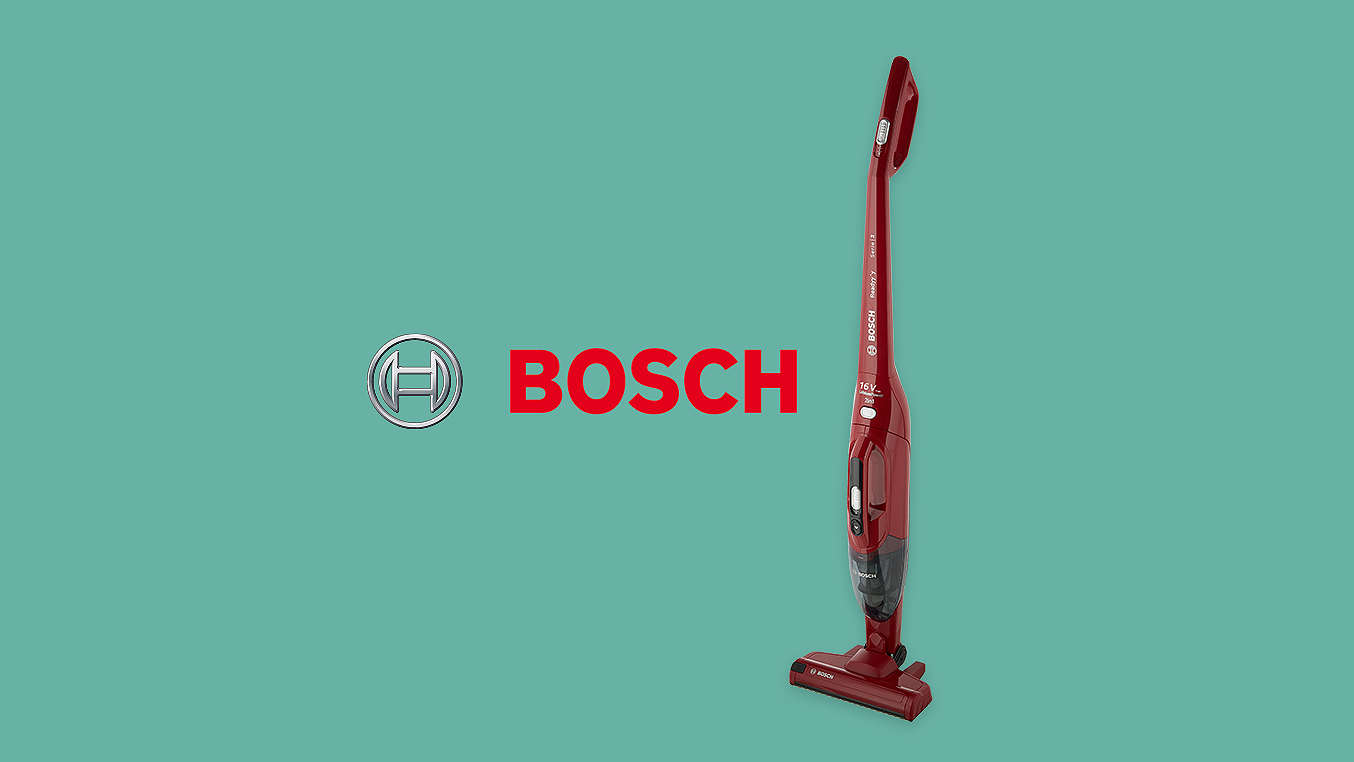 Logo: BOSCH; Abbildung: 2-in-1-Akkustaubsauger »BCHF2BST«
