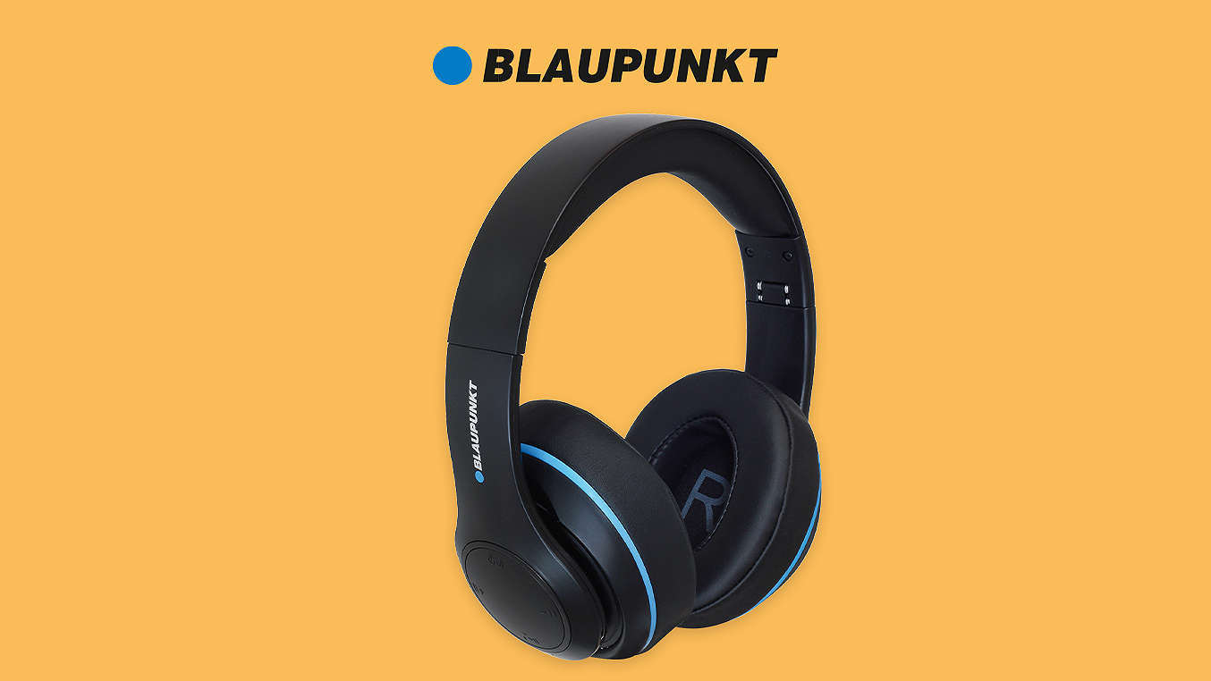 Logo: BLAUPUNKT; Abbildung: Kopfhörer »HPB 30«
