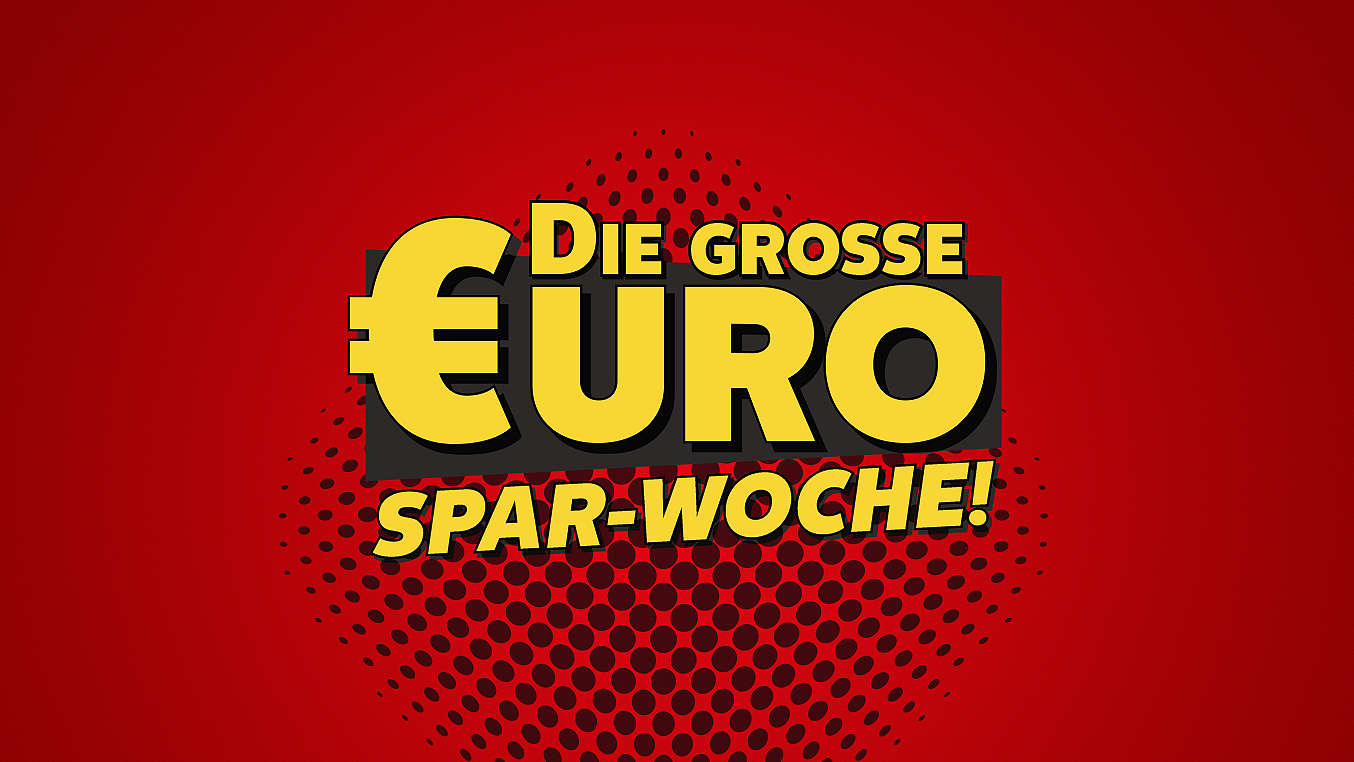 Schriftzug: Die große Euro-Spar-Woche