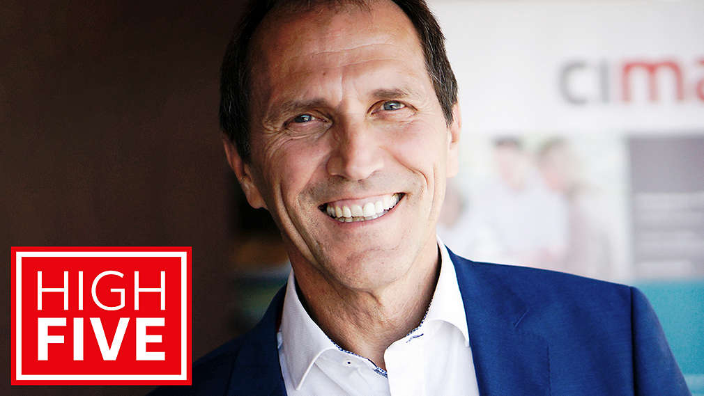 Logo: HIGH FIVE; Abbildung Roland Wölfl