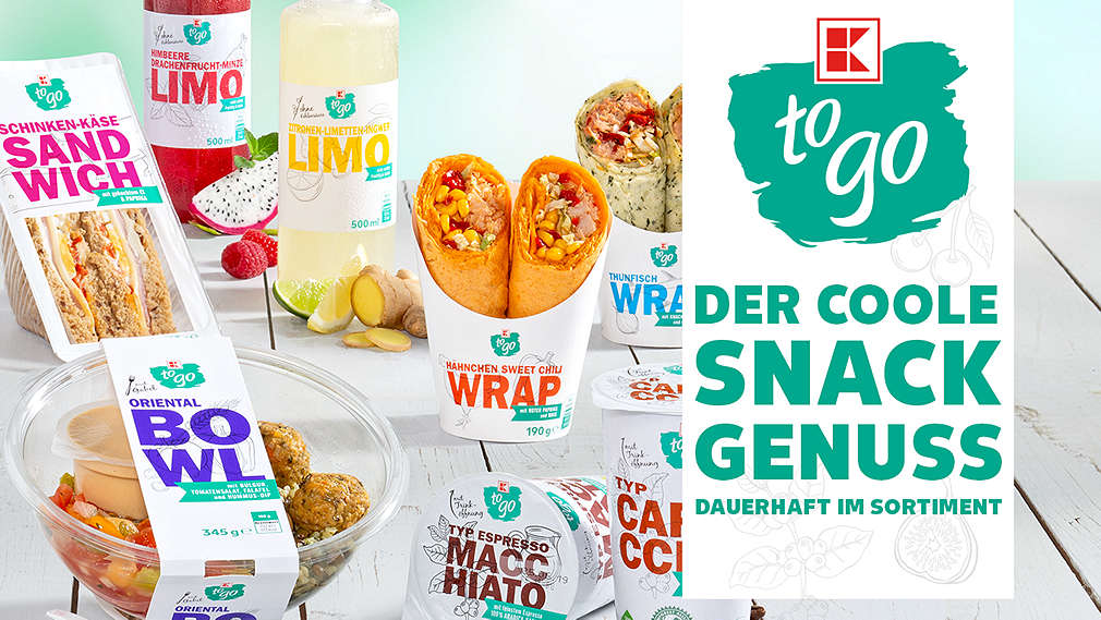 Verschiedene K-TO GO Produkte