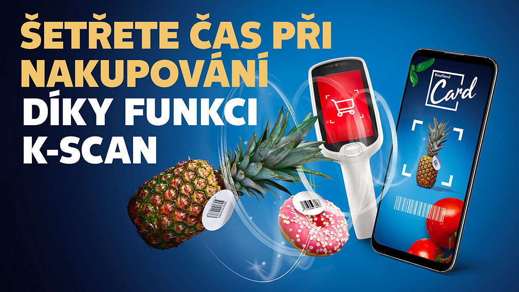 Rychlejší nakupování s funkcí K-Scan