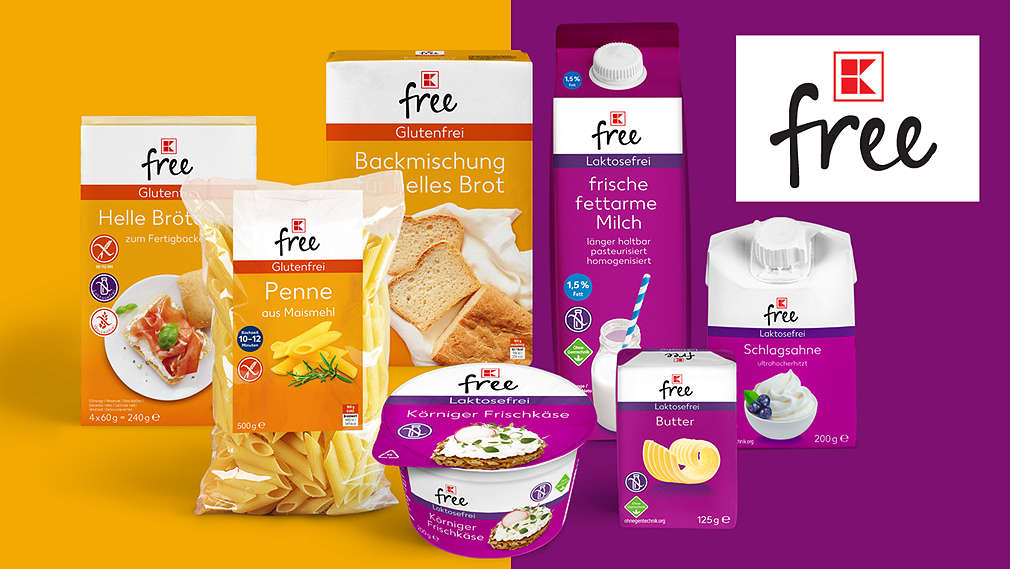K-free : Bezlepkové a bezlaktózové výrobky