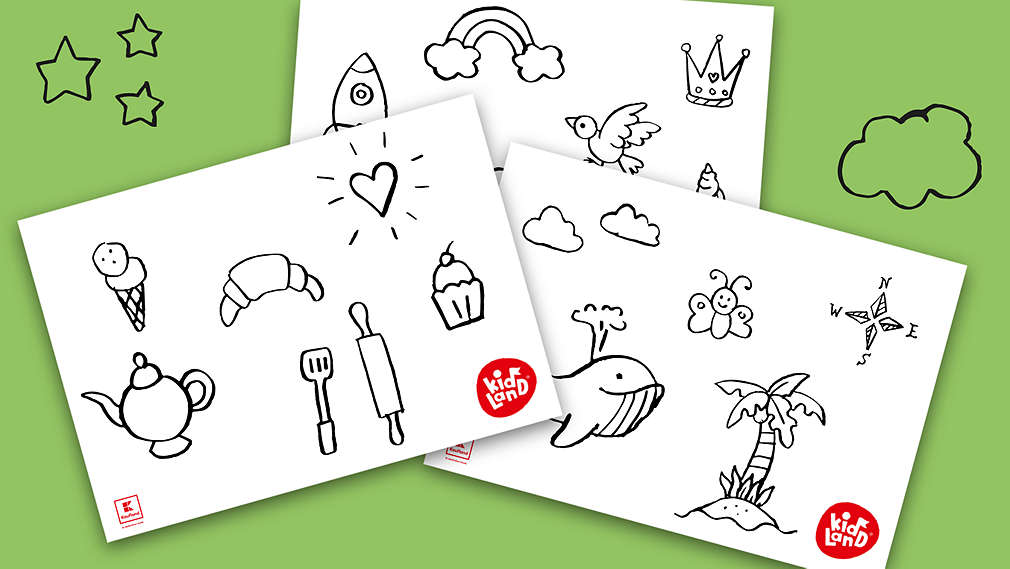 Planșe de colorat Kidland