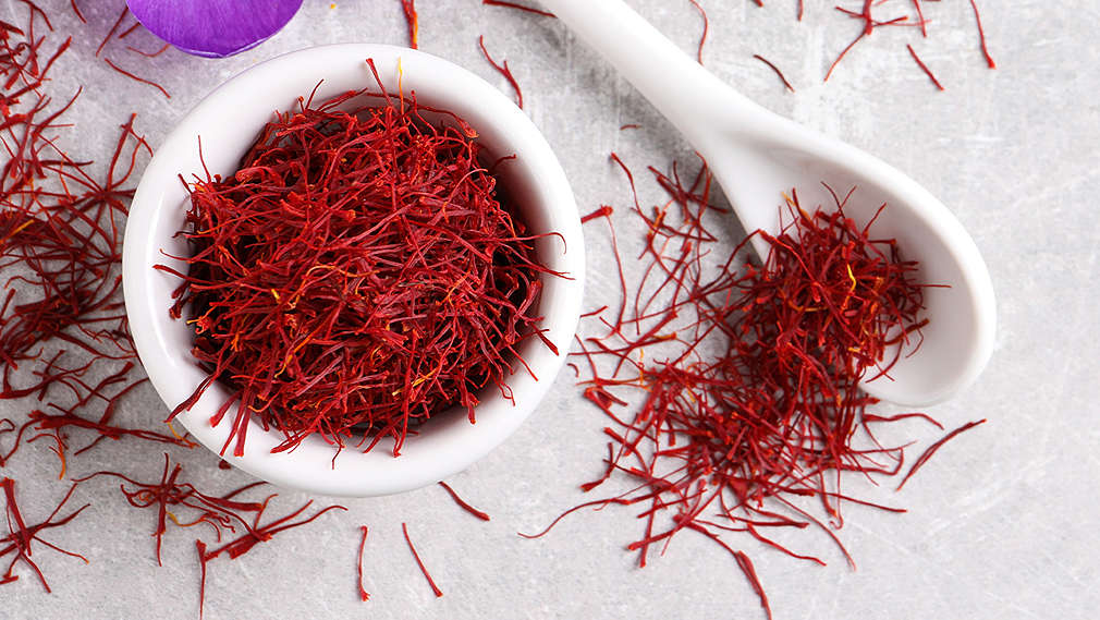 Safran in der Detailansicht