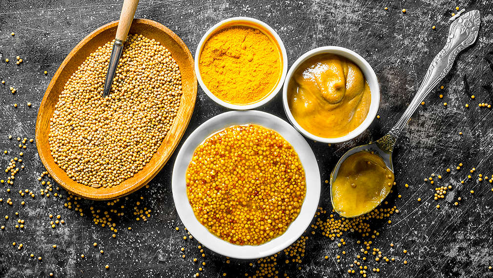 Senf in verschiedenen Variationen