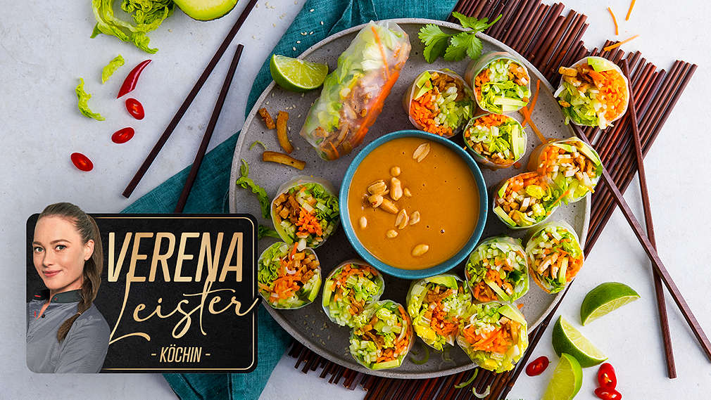 Sommerrollen mit gebratenem Tofu