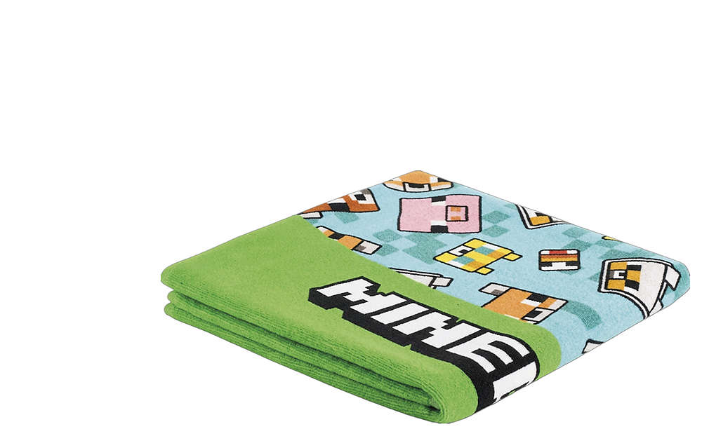 plážová osuška značky Minecraft