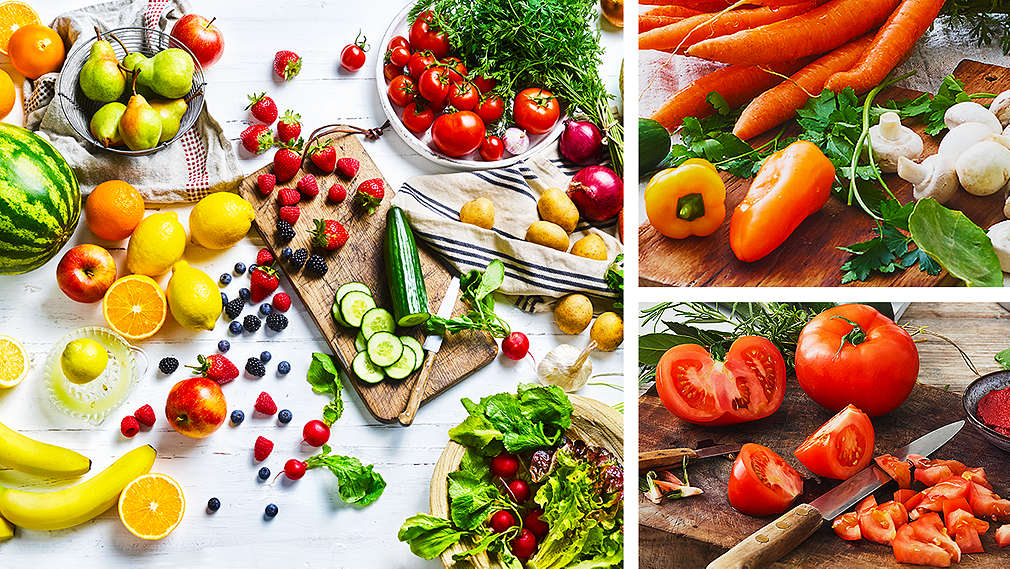 Pestré ovocie a zelenina