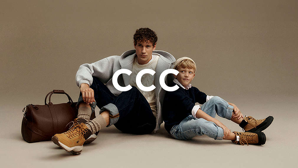 partner Kaufland Card CCC: mladý muž v novém oblečení, taška