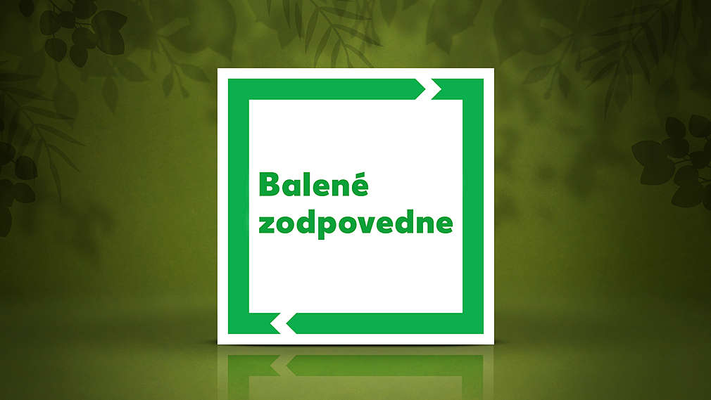 Kaufland  logo „Balené zodpovedne“