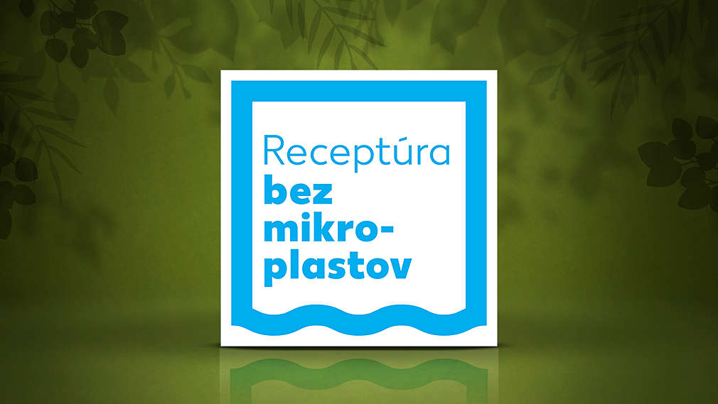 Kaufland logo „Receptúra bez mikroplastov“