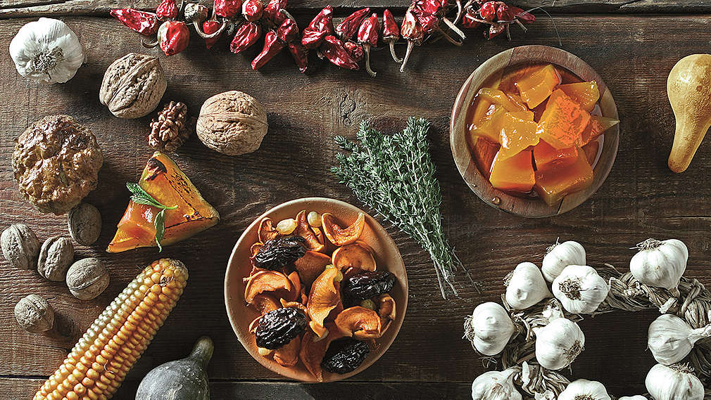 Изображение на различни постни храни