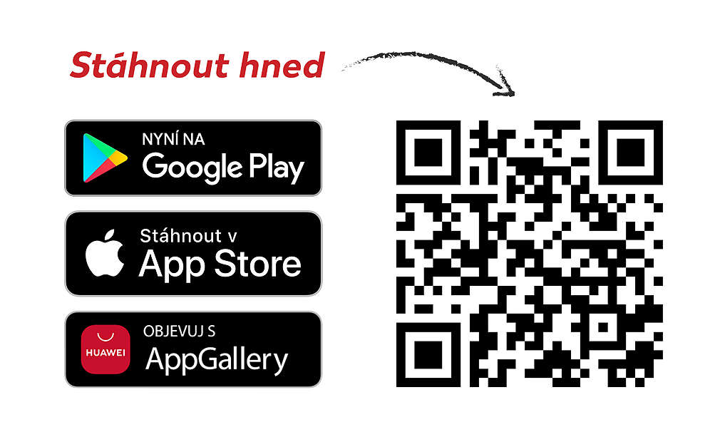 QR ke stažení aplikace Kaufland