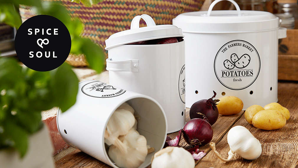 Vorratsbehälter von SPICE&SOUL®; Logo: SPICE&SOUL®