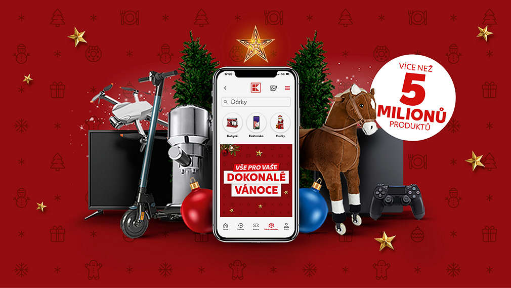 Marketplace, vánoční dárky, mobilní telefon