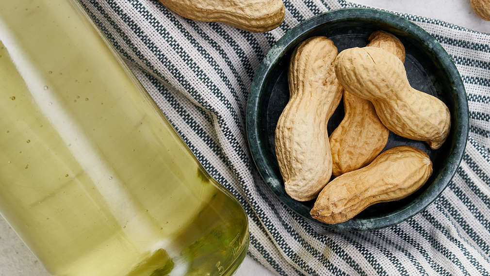 Zdjęcie oleju arachidowego