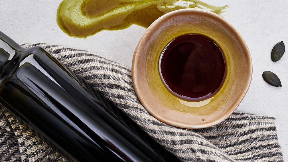 Zdjęcie oleju z pestek dyni