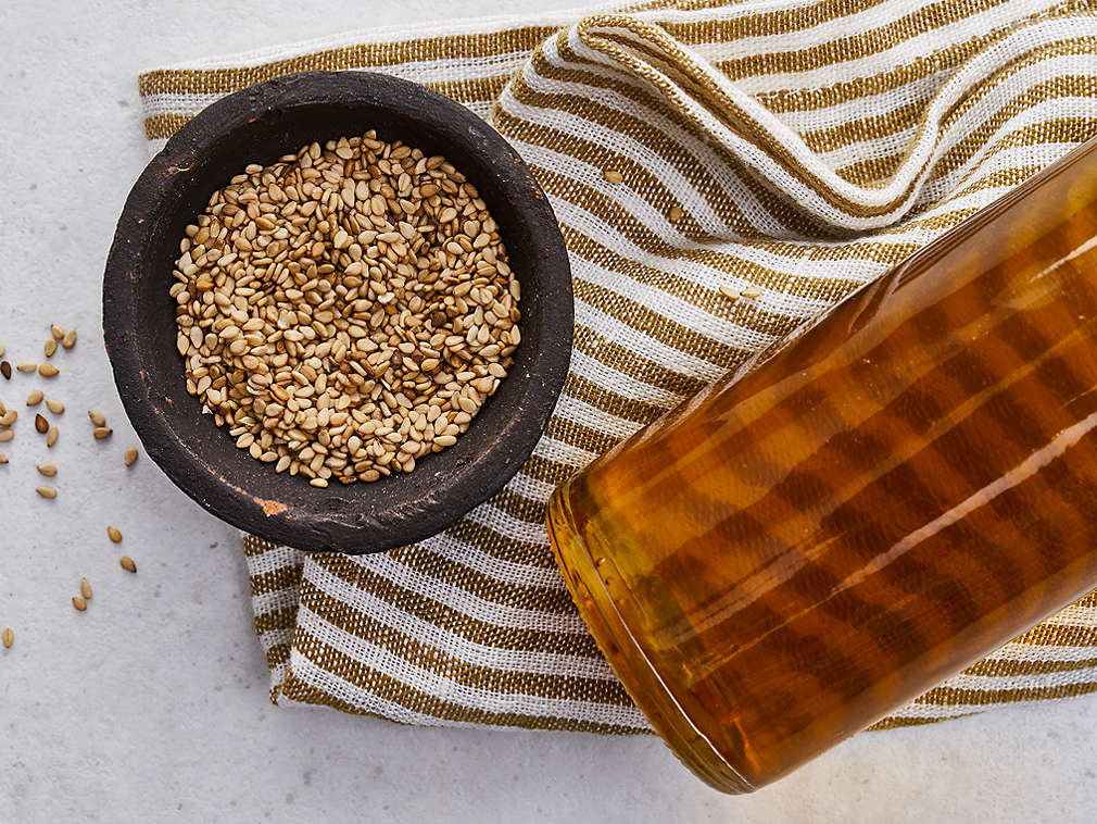 Sesamöl in der Detailansicht