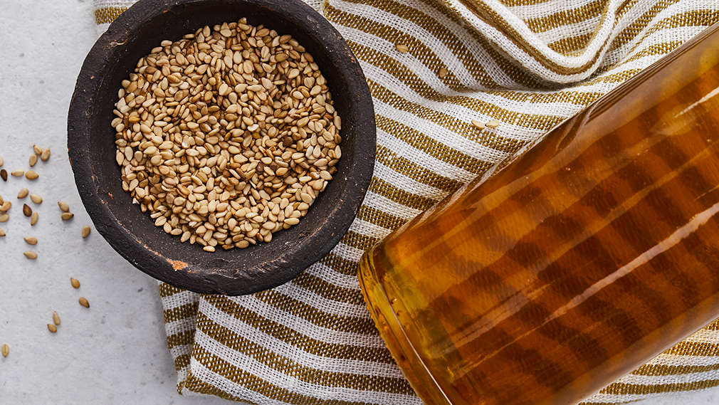 Zdjęcie oleju sezamowego