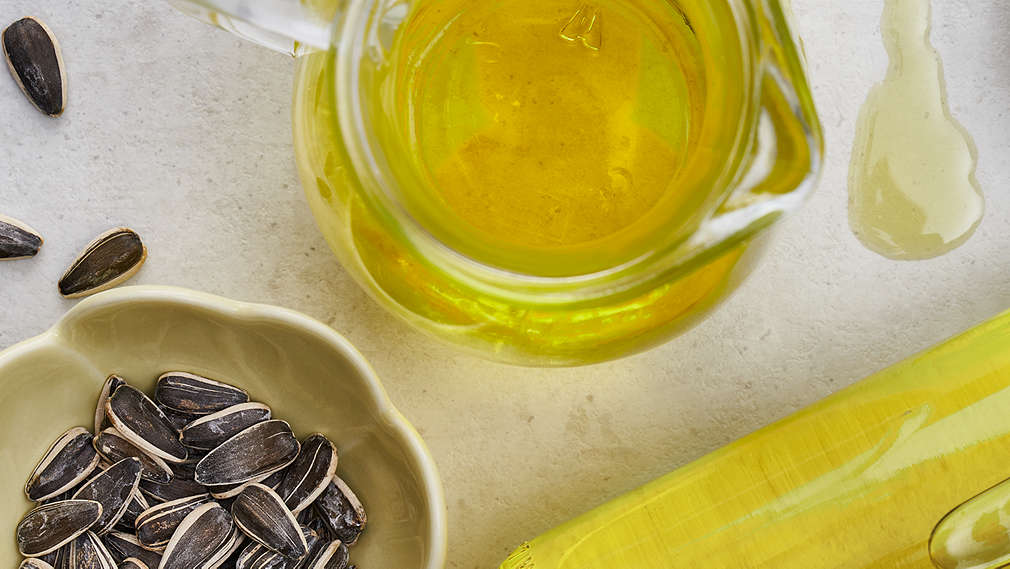 Zdjęcie oleju słonecznikowego