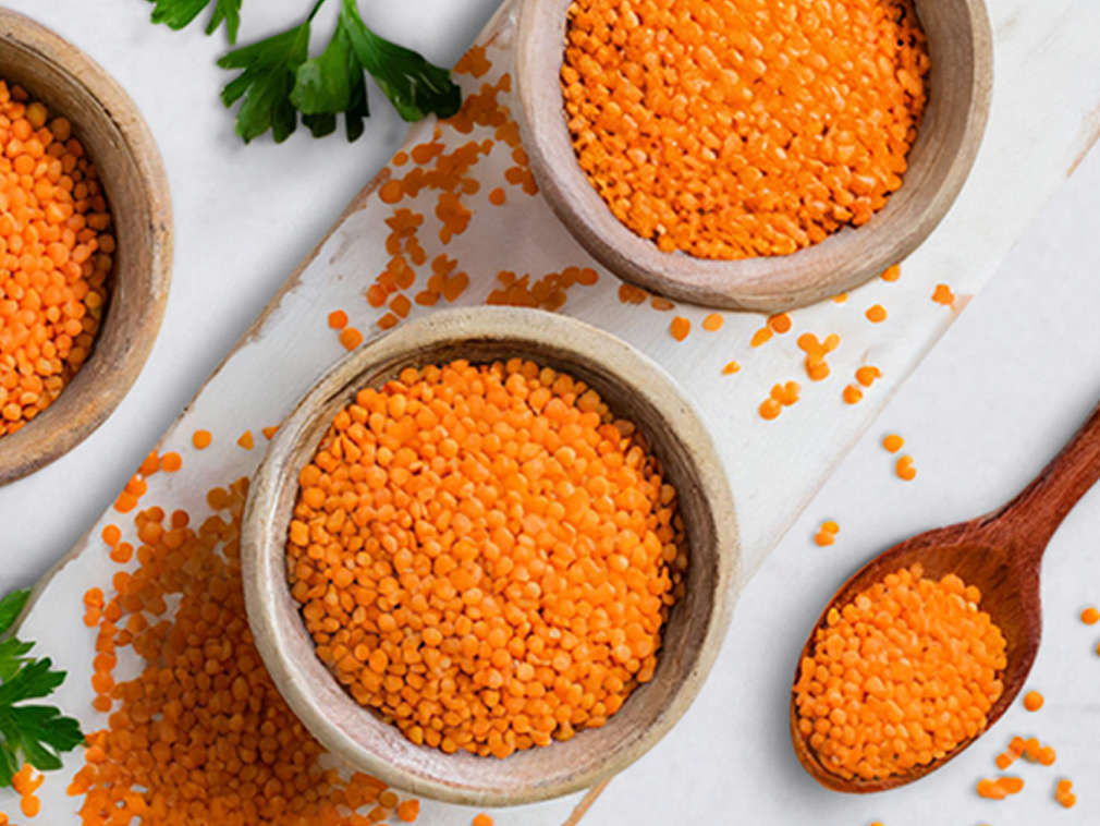 Czerwona soczewica w ujęciu szczegółowym